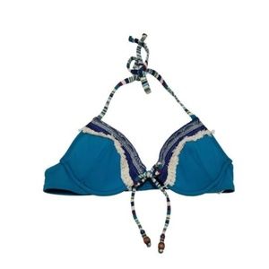 Lucky Brand Blue Bikini
